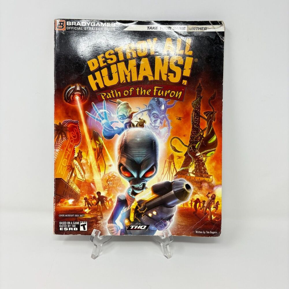 Destroy All Humans Path of the Furon Official Strategy Guide Xbox 360 THQ 2008